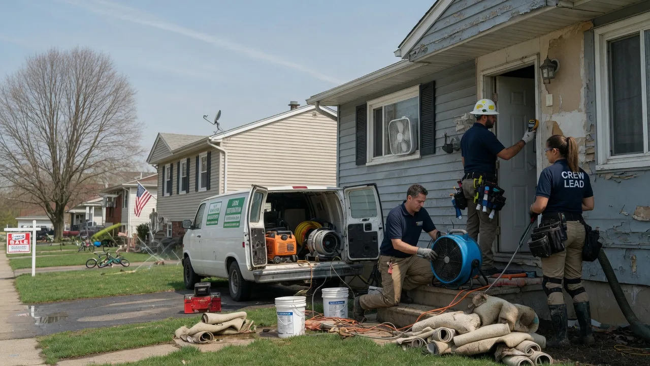 Flood Cleanup in Cadogan, PA near me